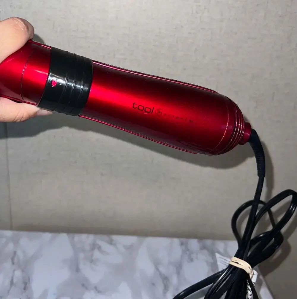 Red Ceramic Rotating Hot Air Brush for Women